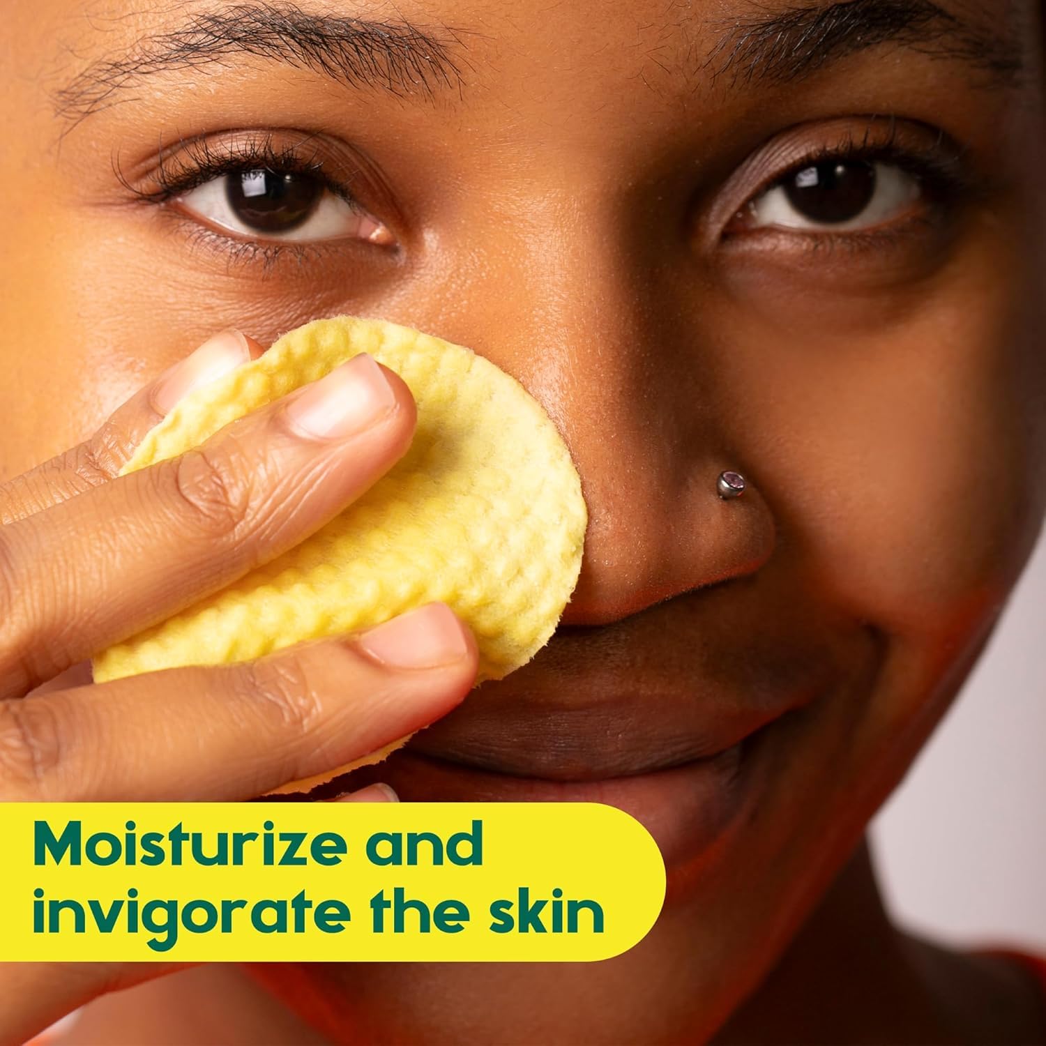 BrightJungle cleansing pad skincare use