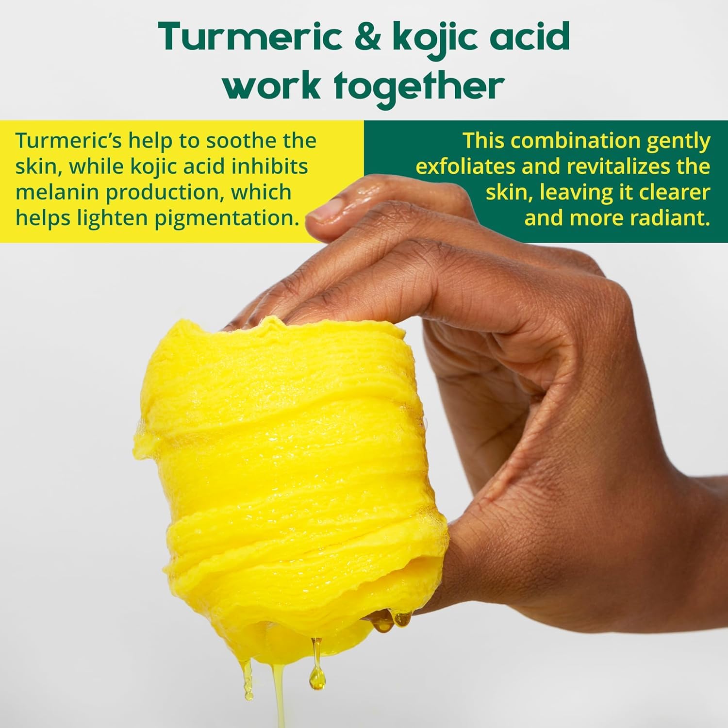 Turmeric and kojic acid information