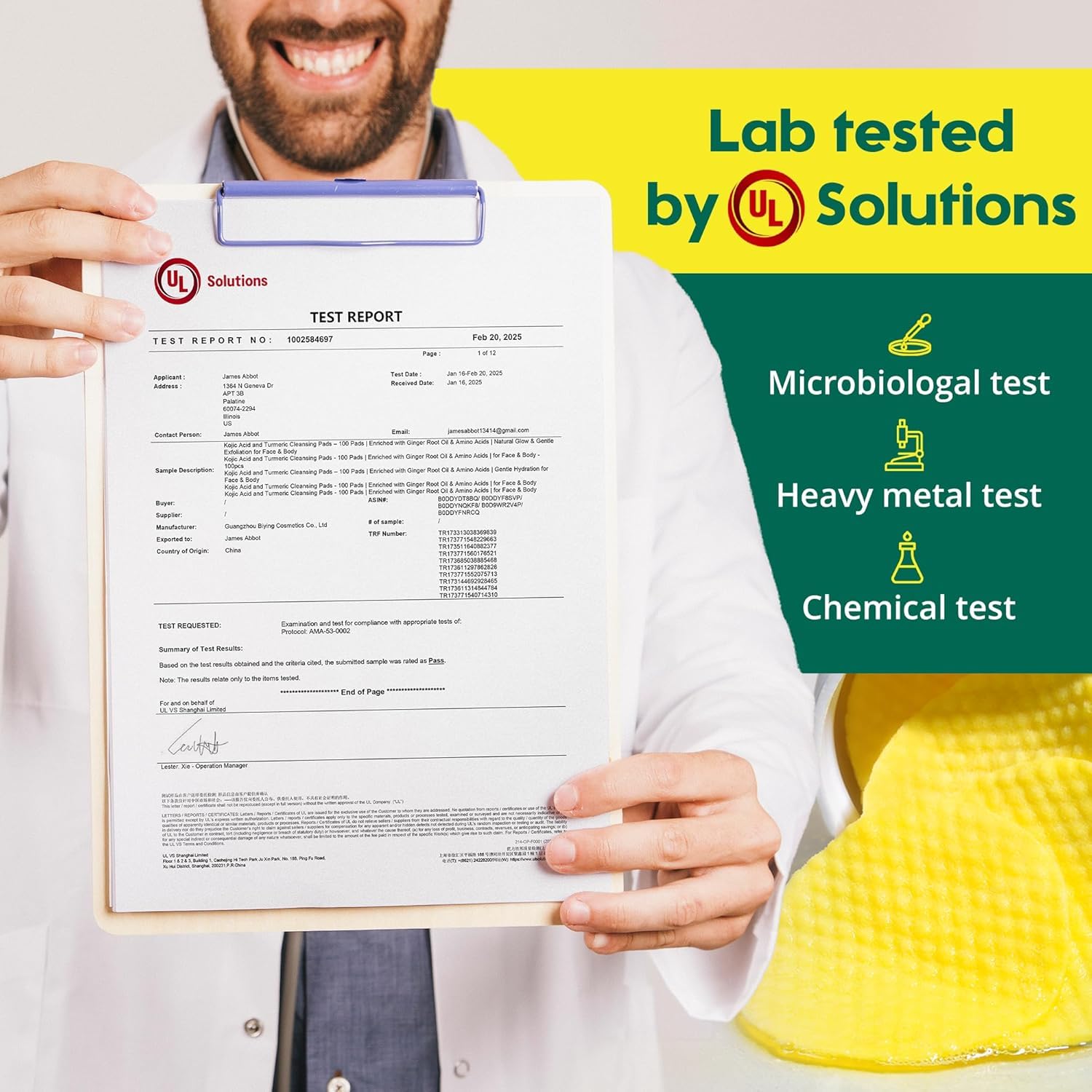 BrightJungle laboratory testing information